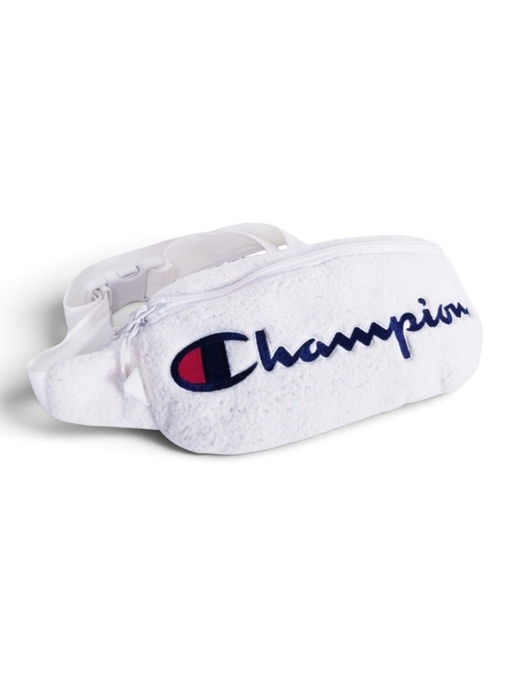 Champion Prime Sherpa Sling Bag Belt Fanny Pack Crossbody Teddy Fleece Cream OS